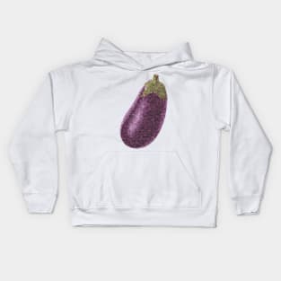 Eggplant Kids Hoodie